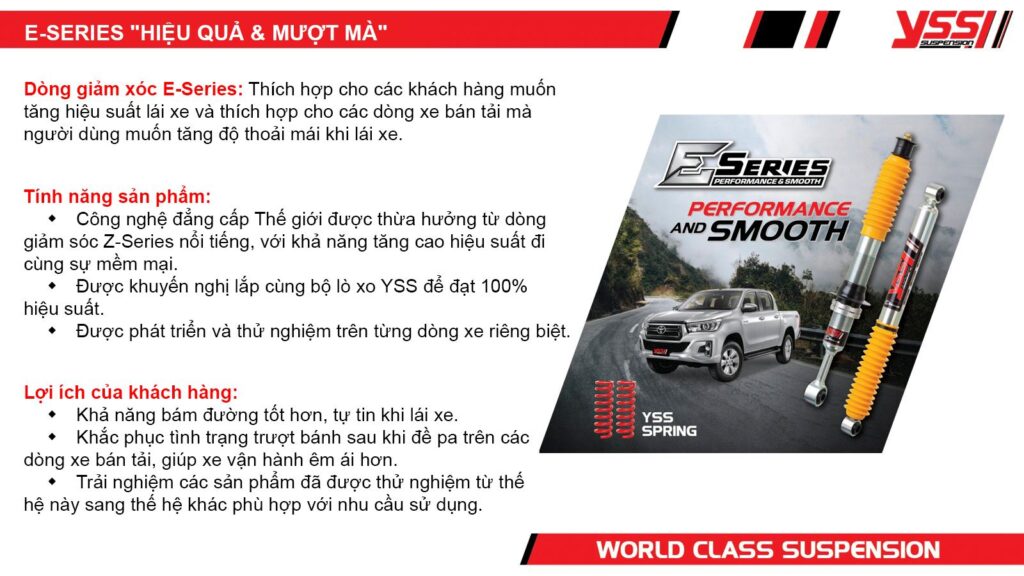 phuộc yss e-series